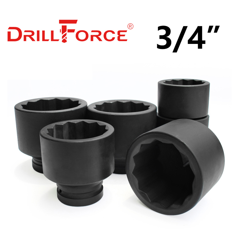 Pneumatic Impact Wrench - Drillforce 17-50mm Impact pilote de douille