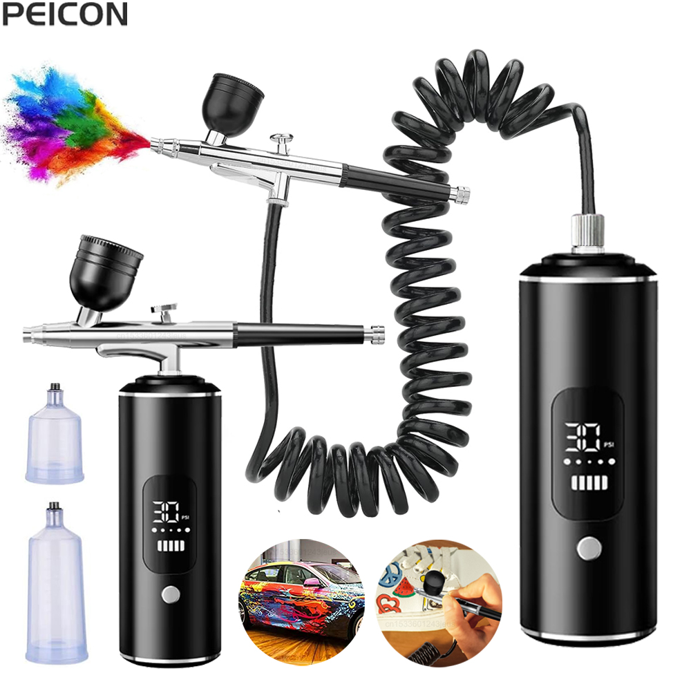 Heat Gun Paint Strip - Aérographe avec compresseur Portable aérographe peinture