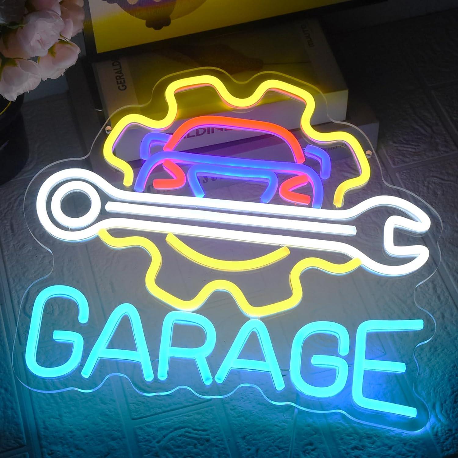 Enseigne néon LED USB à intens - Auto Repair Shop Signs avis et prix