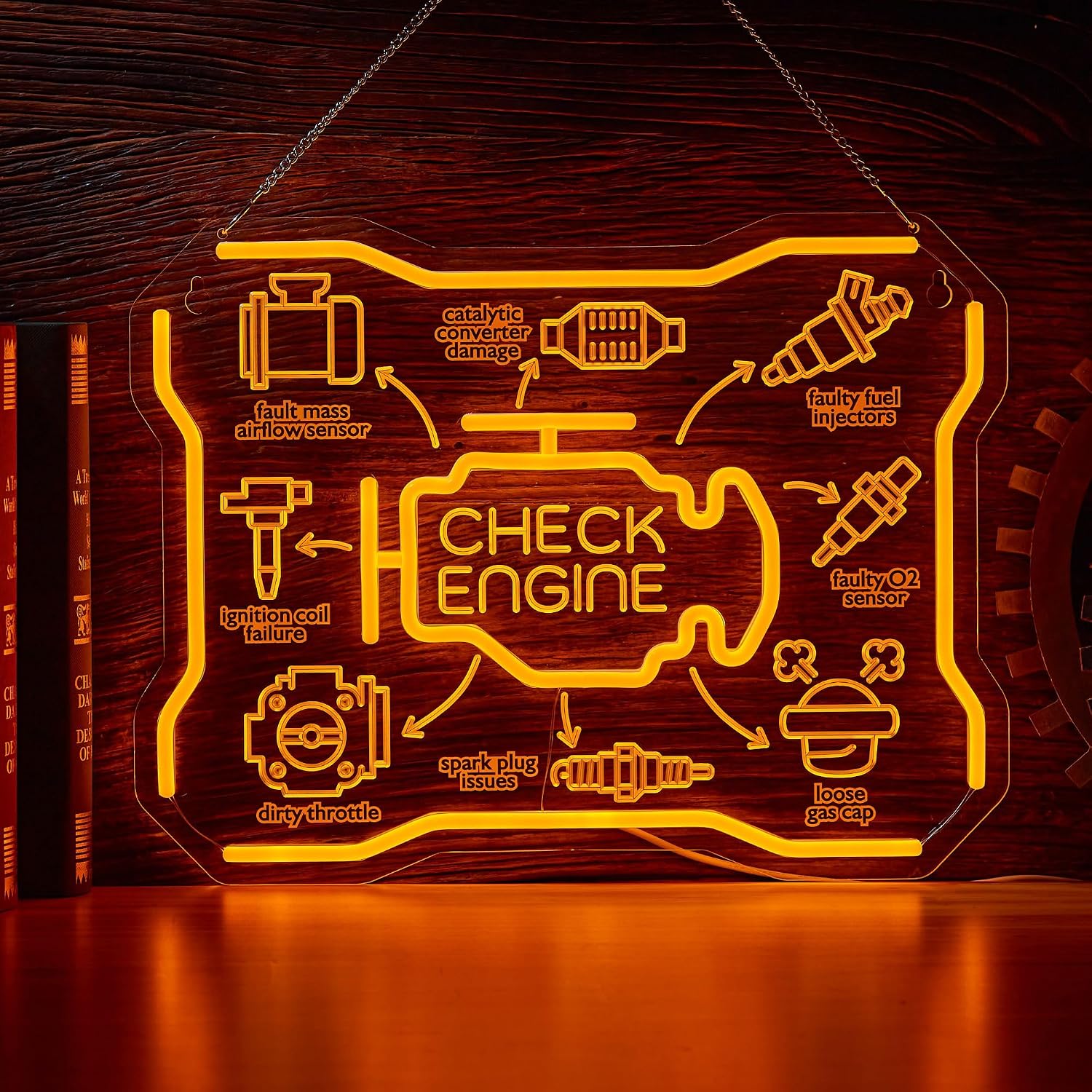Enseigne néon LED USB « Vérifi - Auto Repair Shop Signs avis et prix
