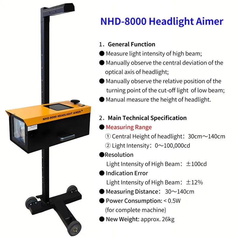 Machine de calibrage de phares - Headlight Aiming Tool avis et prix